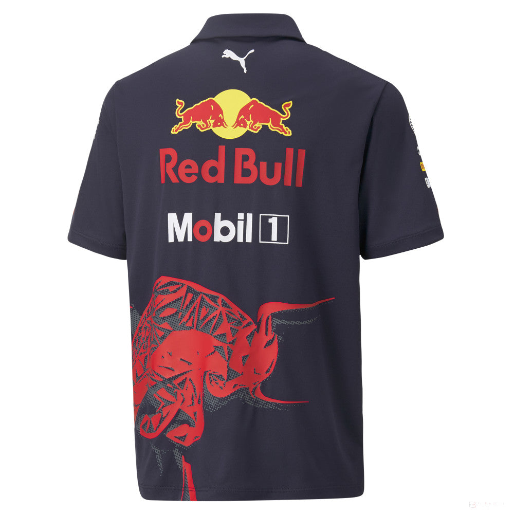 Puma Red Bull Team Maglietta per Bambini, 2022, Blu - FansBRANDS®