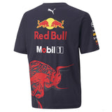 Puma Red Bull Team Maglietta per Bambini, 2022, Blu