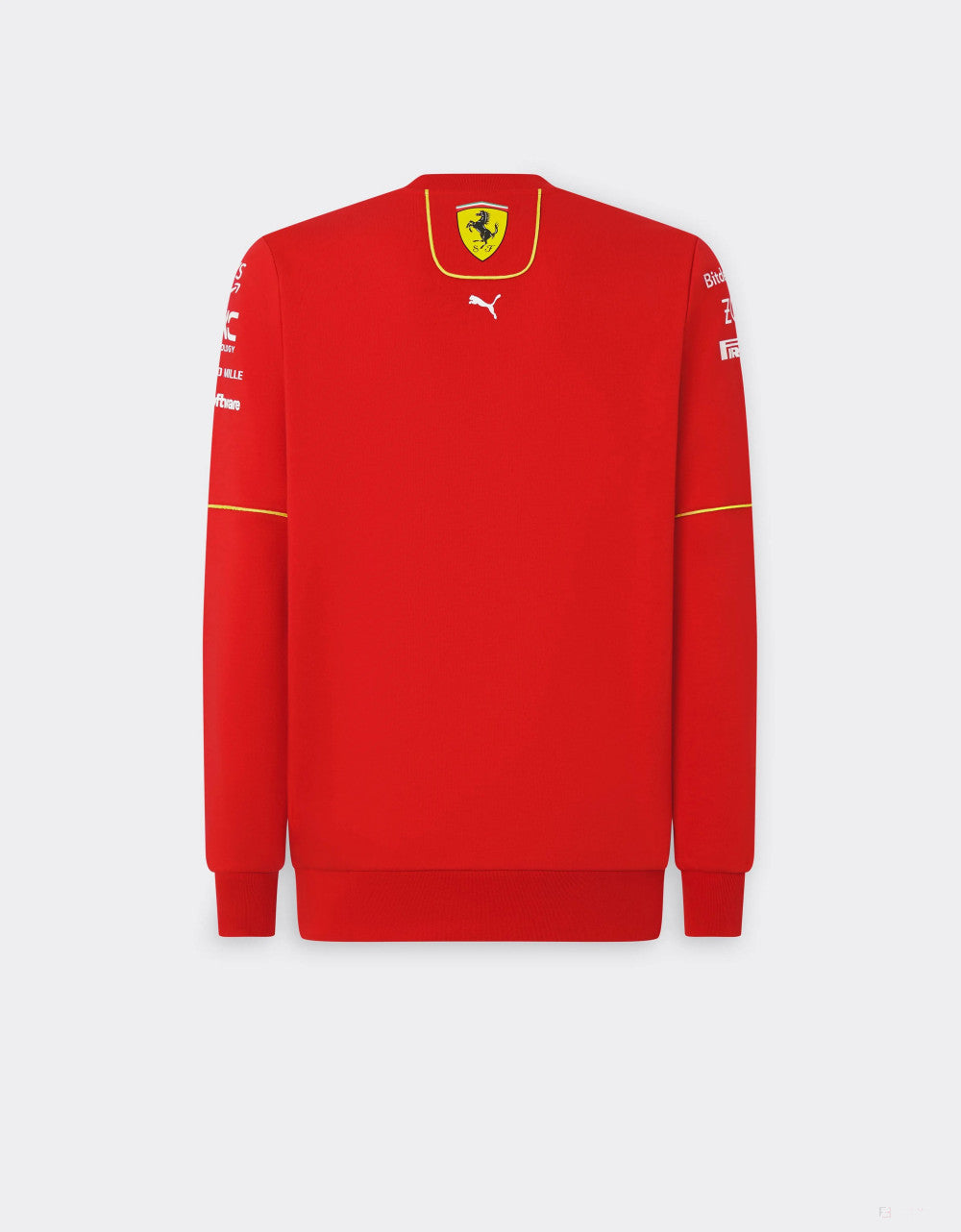 Ferrari felpa, Puma, squadra, collo rotondo, rosso, 2024 - FansBRANDS®