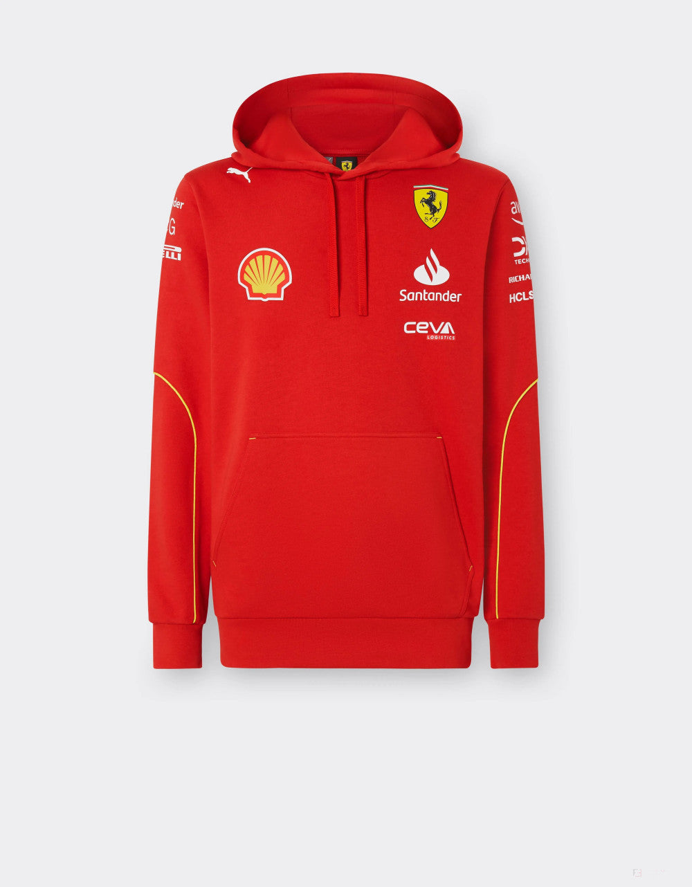Ferrari felpa con cappuccio, Puma, squadra, rosso, 2024