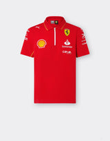 Ferrari t-shirt collo camicia, Puma, squadra, rosso, 2024 - FansBRANDS®