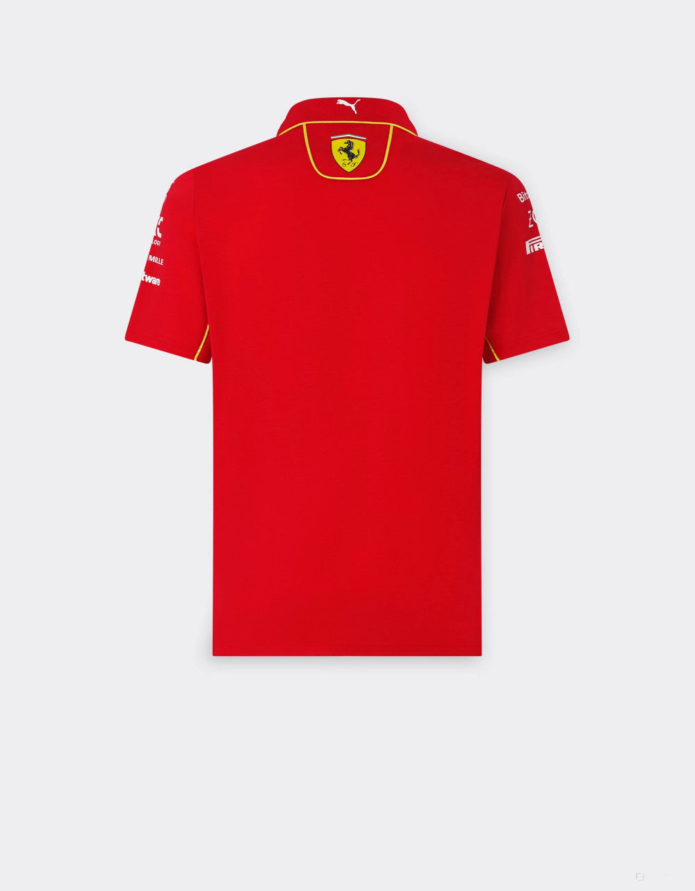 Ferrari t-shirt collo camicia, Puma, squadra, rosso, 2024 - FansBRANDS®