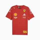 Ferrari maglietta, Puma, Carlos Sainz, rosso