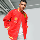 Ferrari giacca, Puma, squadra, Varsity, rosso, 2024