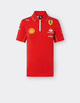 Ferrari t-shirt collo camicia, Puma, squadra, donne, rosso, 2024 - FansBRANDS®