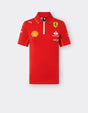 Ferrari t-shirt collo camicia, Puma, squadra, donne, rosso, 2024 - FansBRANDS®