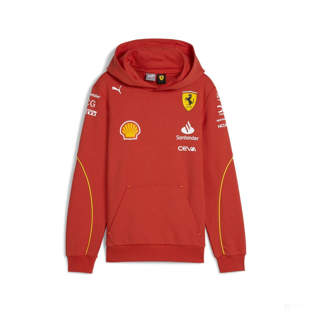 Ferrari felpa con cappuccio, Puma, squadra, bambini, rosso, 2024