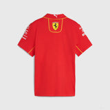 Ferrari t-shirt collo camicia, Puma, squadra, bambini, rosso, 2024 - FansBRANDS®