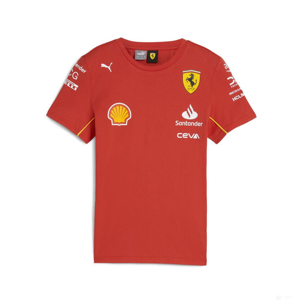 Ferrari maglietta, Puma, squadra, bambini, rosso, 2024
