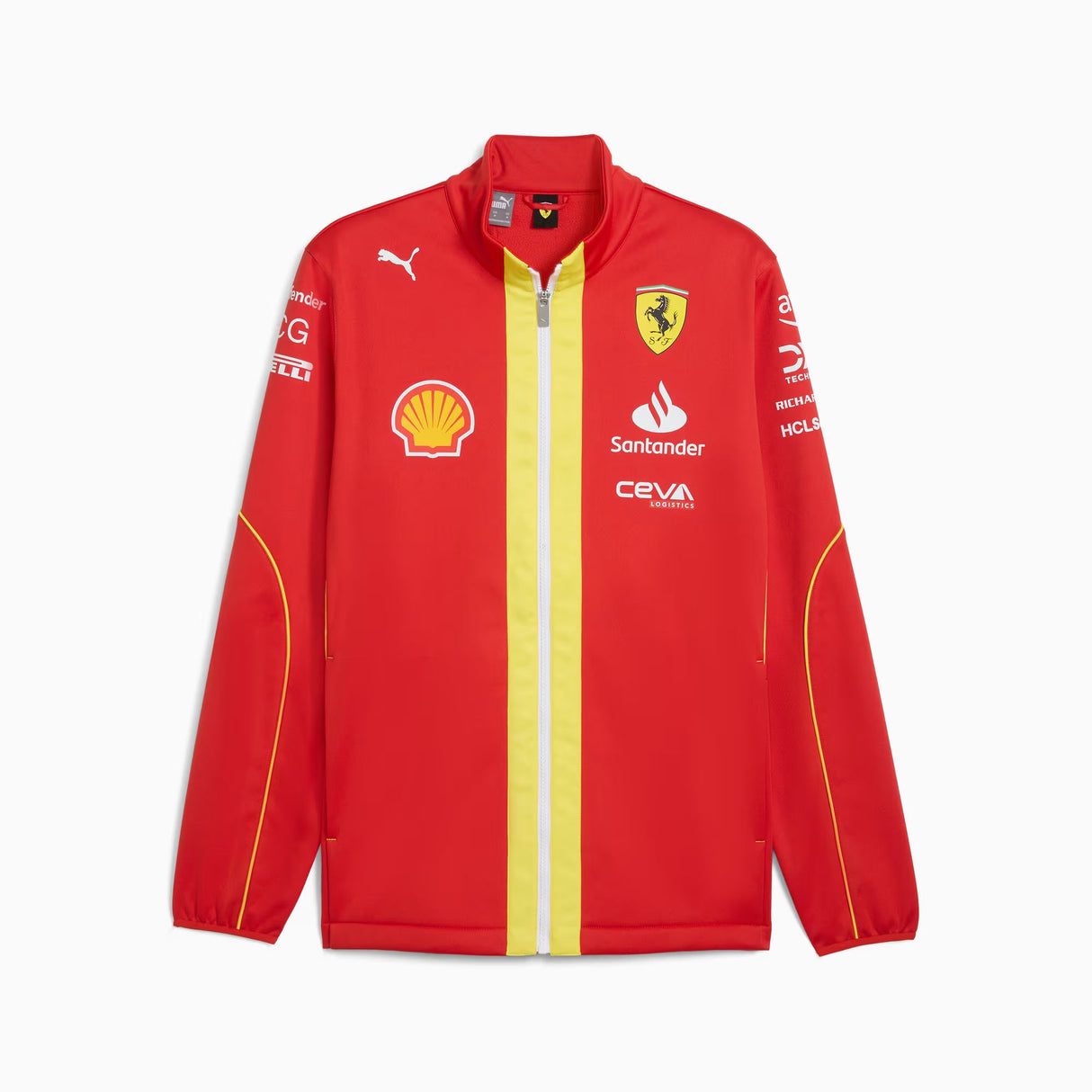 Ferrari giacca, Puma, squadra, softshell, rosso, 2024