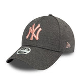 Cappellino New York Yankees, jersey tecnico, New Era, 9FORTY, grigio