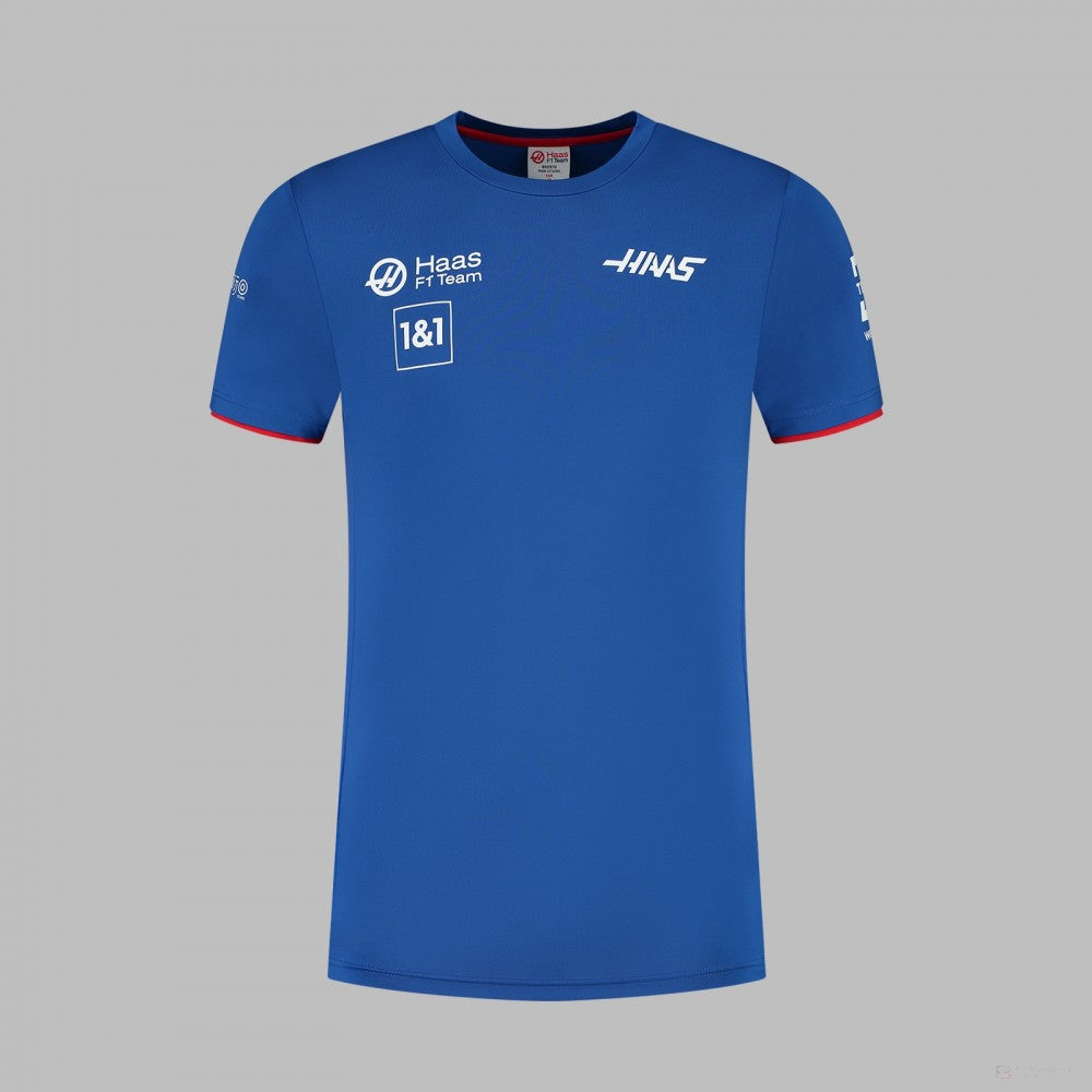 Haas F1 Team T-Shirt, Mens, Blue, 2022,