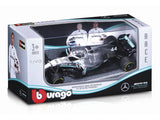 Mercedes modello di auto, bburago, Lewis Hamilton #44, W10 EQ Power+