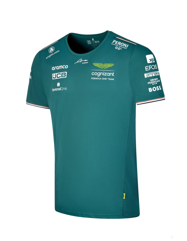 Aston Martin t-shirt, Fernando Alonso, green, 2023 - FansBRANDS®