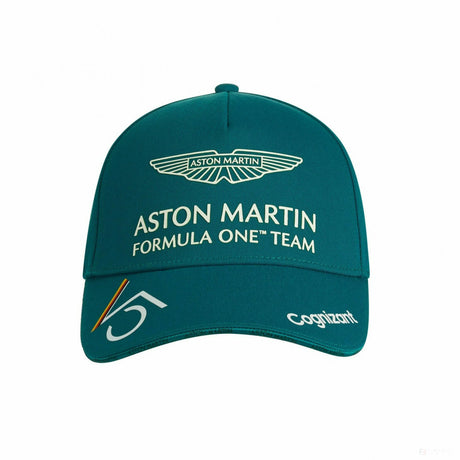 Aston Martin Sebastian Vettell Cappello di Baseball, Bambino, Verde, 2022