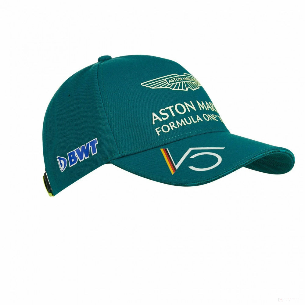 Aston Martin Sebastian Vettell Cappello di Baseball, Bambino, Verde, 2022 - FansBRANDS®