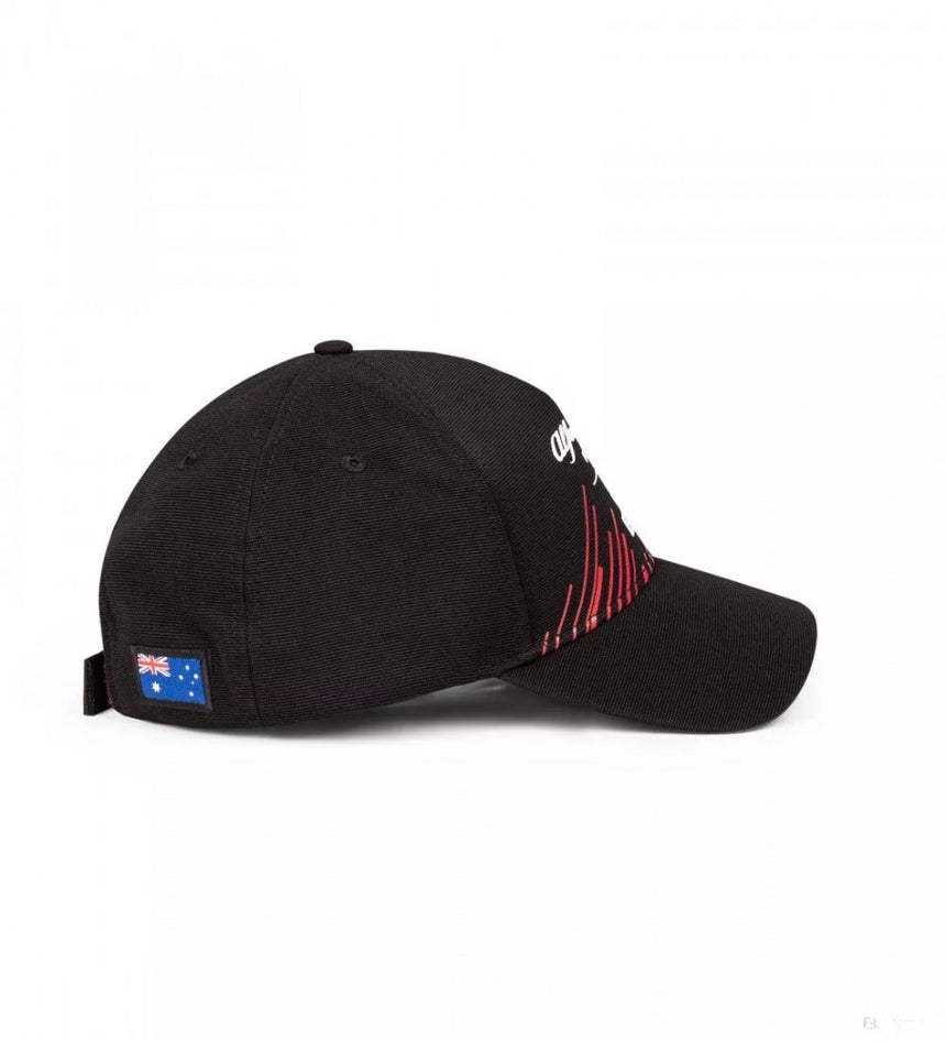 Alfa Romeo Cappello di Baseball, Australian GP, Adulto, Nero, 2022 - FansBRANDS®