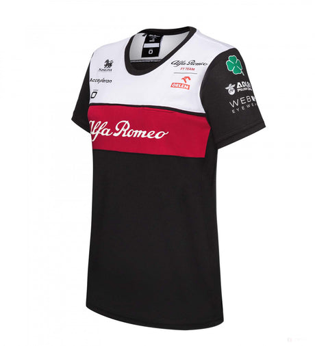 Alfa Romeo Team Maglietta Donna, Nero, 2022 - FansBRANDS®