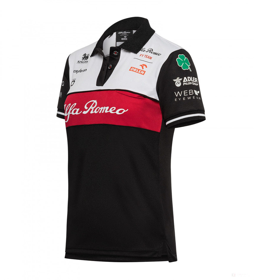 Alfa Romeo Team Maglietta Donna, Nero, 2022 - FansBRANDS®