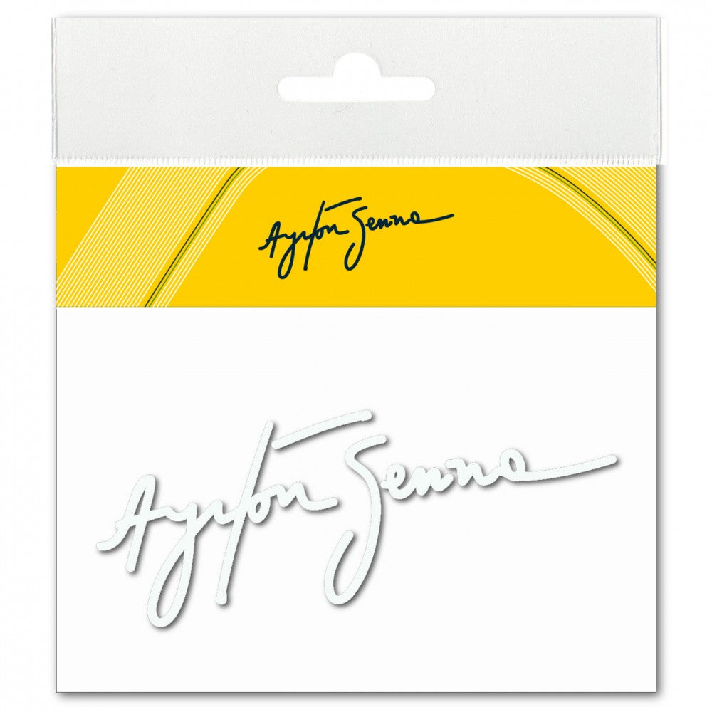 Senna Signature 3D Etichetta