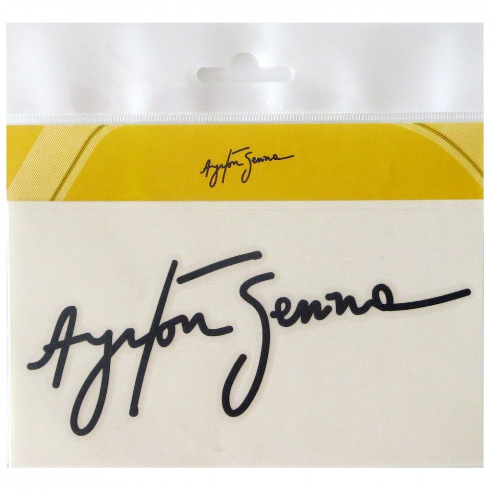 Senna signature Etichetta