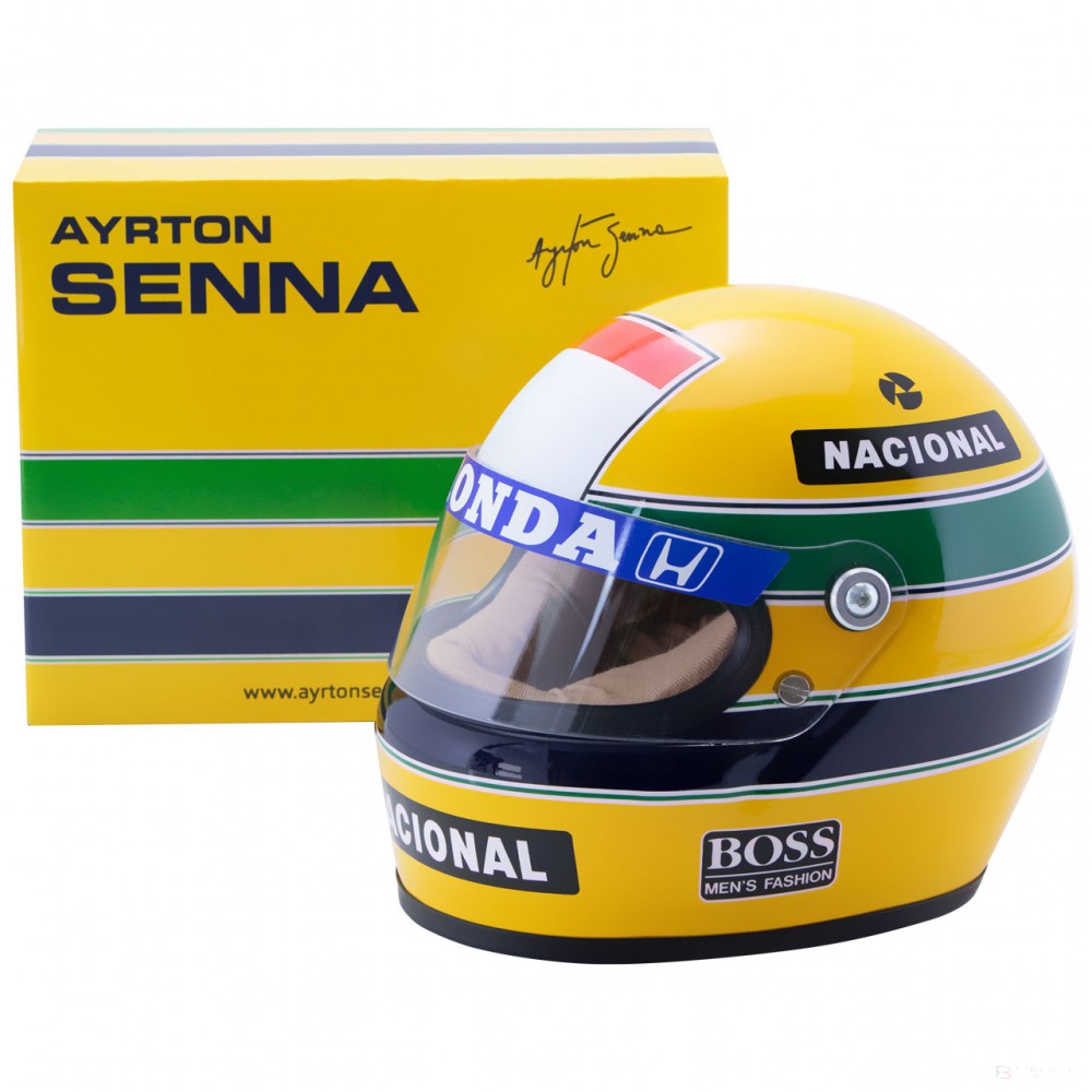 giallo, 1:2, Ayrton Senna 1988 Mini casco - FansBRANDS®