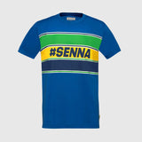 Maglietta Ayrton Senna, #SENNA, blu