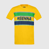 maglietta Ayrton Senna, #SENNA, giallo