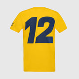 maglietta Ayrton Senna, #SENNA, giallo