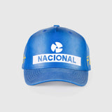 cappellino Ayrton Senna Nacional replica blu