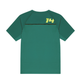 Maglietta Fernando Alonso, Kimoa, abbigliamento attivo, verde, 2024