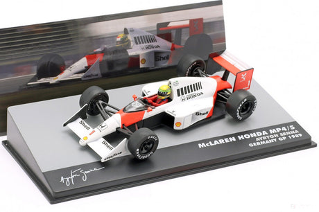 1993, 1:43, Ayrton Senna McLaren MP4/5 #1 Germany GP 1989 Model Car - FansBRANDS®