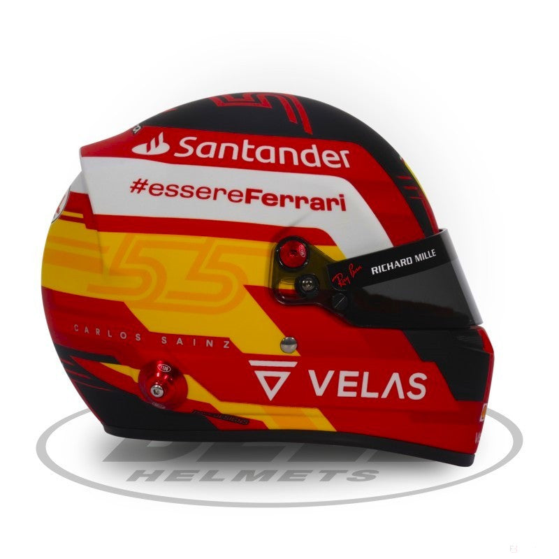 Mini Elmetto Carlos Sainz scala 1:2, 2022 - FansBRANDS®