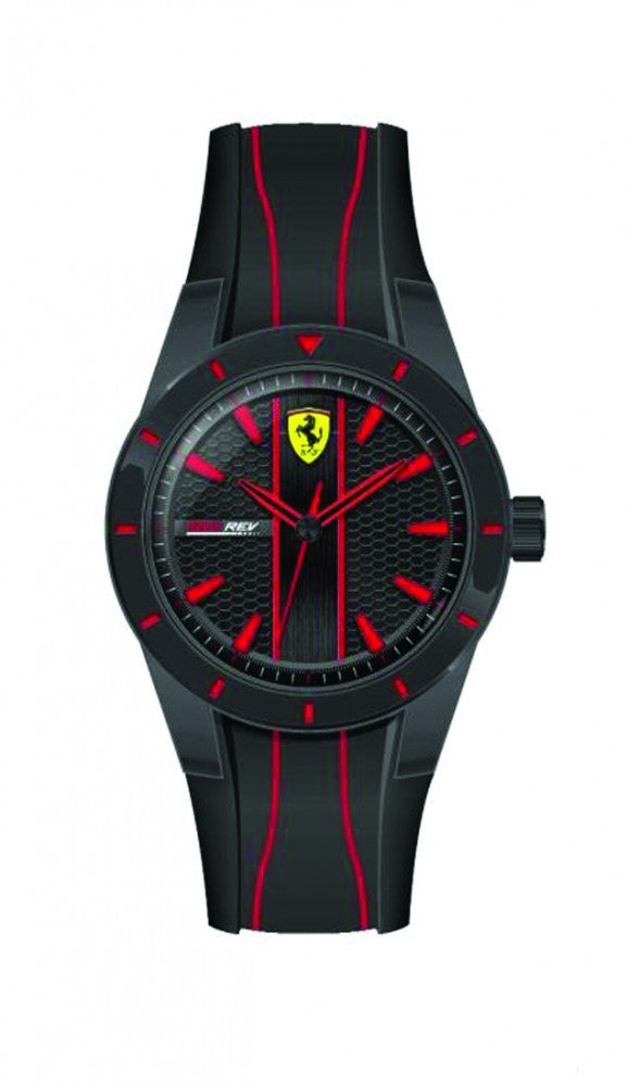 Nero-Ferrari Redrev Quartz Da uomo Orologio - FansBRANDS®