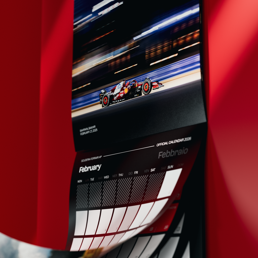 Calendario ufficiale Ferrari 2026, Edizione limitata