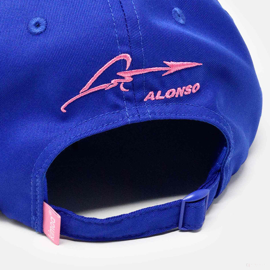 Alpine Cappello di Baseball, Fernando Alonso Kimoa, Blu, 2022 - FansBRANDS®