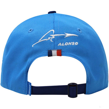 Alpine Cappello di baseball, Fernando Alonso Kimoa France GP, Blu, 2022