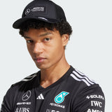 Cappellino Mercedes, trucker, logo completo, nero 🔥