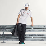 Polo Mercedes, squadra, ingegneri, adidas, bianco, 2026