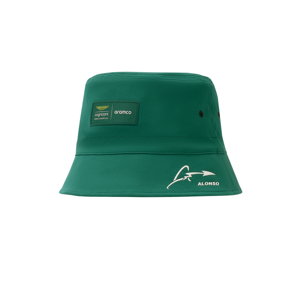 Cappello Fernando Alonso, Kimoa, cappello a secchiello, verde, 2024