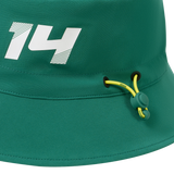 Cappello Fernando Alonso, Kimoa, cappello a secchiello, verde, 2024