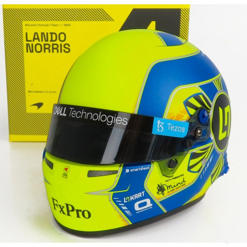 Mini Elmetto Lando Norris scala 1:2, 2022 - FansBRANDS®