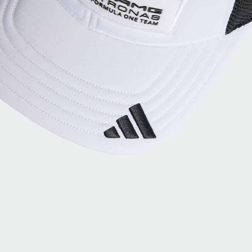 Cappellino Mercedes, trucker, logo lungo, bianco 🔥