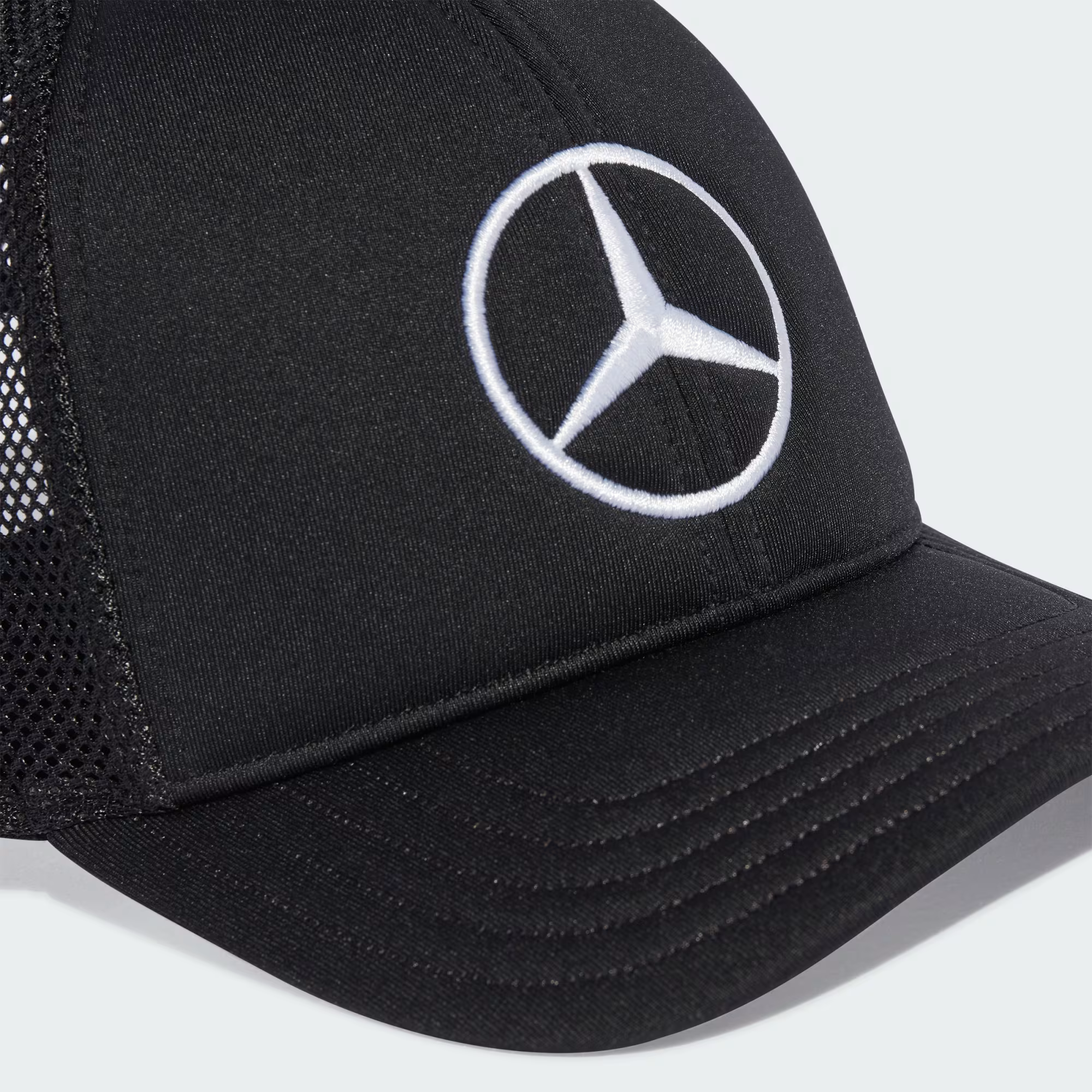 Cappellino Mercedes, trucker, logo grande, nero 🔥