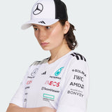 Cappellino Mercedes, trucker, logo grande, bianco/nero 🔥