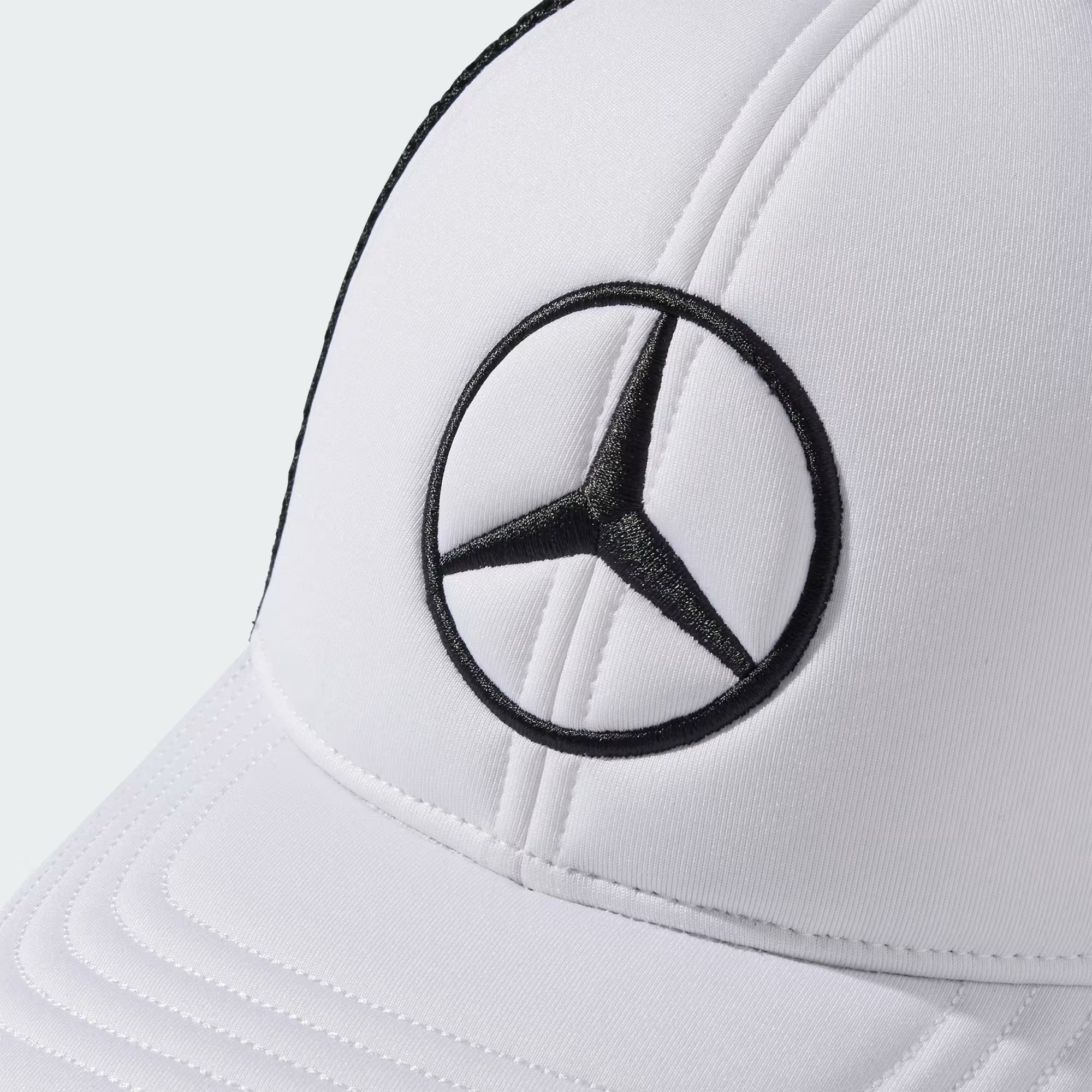 Cappellino Mercedes, trucker, logo grande, bianco/nero 🔥