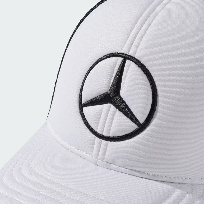 Cappellino Mercedes, trucker, logo grande, bianco/nero 🔥
