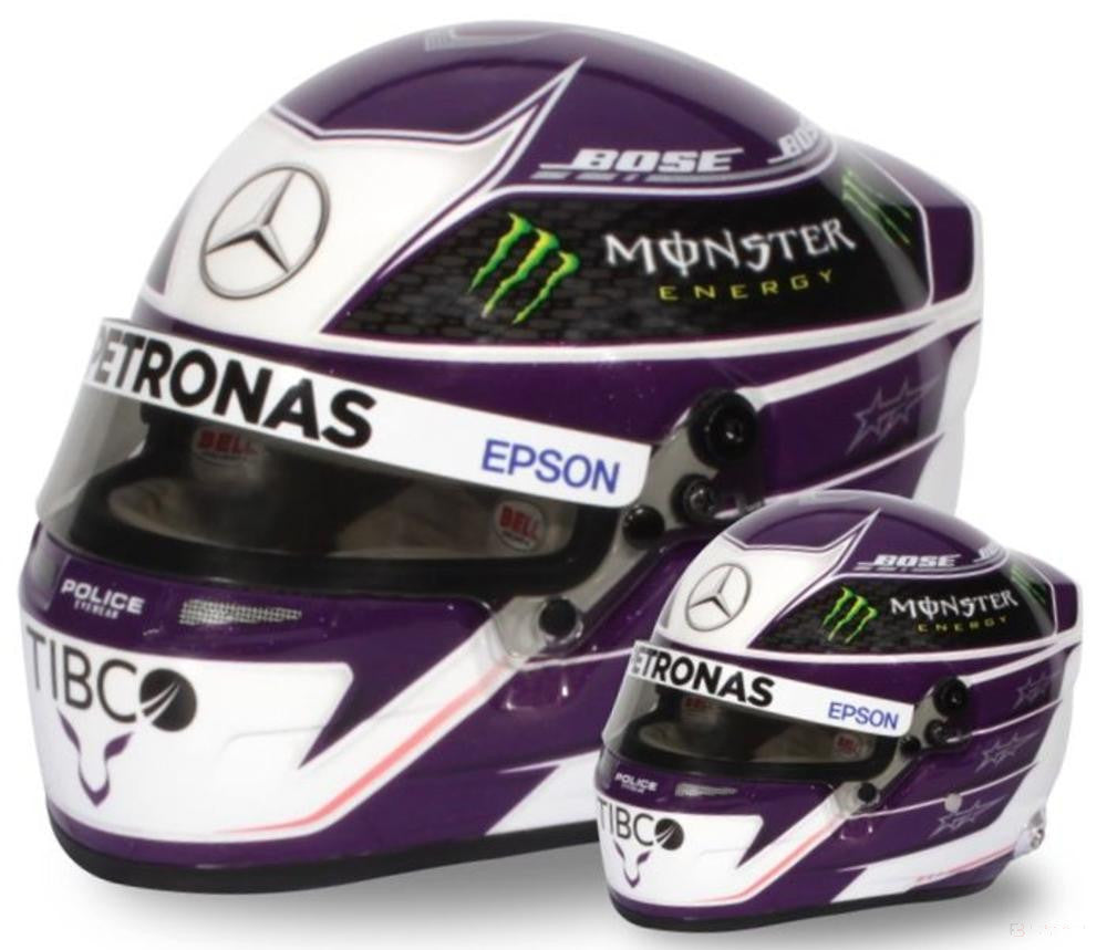 1:2, Lewis Hamilton 2020 Mini casco - FansBRANDS®