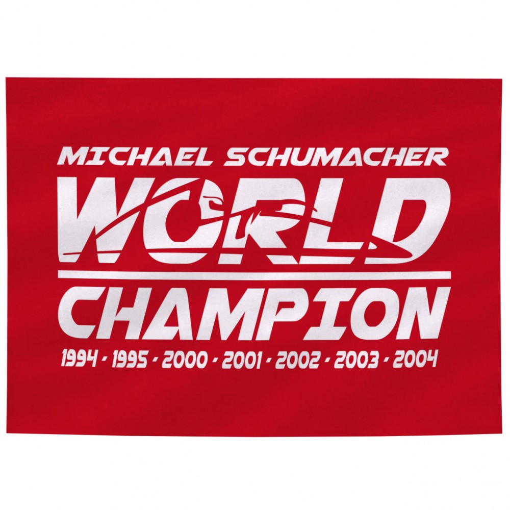 Schumacher World Champion Banderia