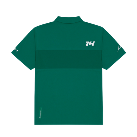 Polo Fernando Alonso, Kimoa, minimal, verde, 2024